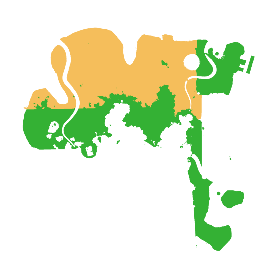 Biome Rust Map: Procedural Map, Size: 3000, Seed: 321699887