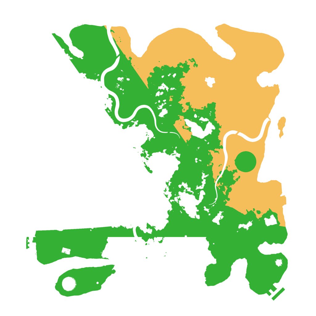 Biome Rust Map: Procedural Map, Size: 4000, Seed: 35458694