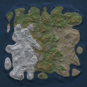 Thumbnail Rust Map: Procedural Map, Size: 4500, Seed: 793089574, 18 Monuments