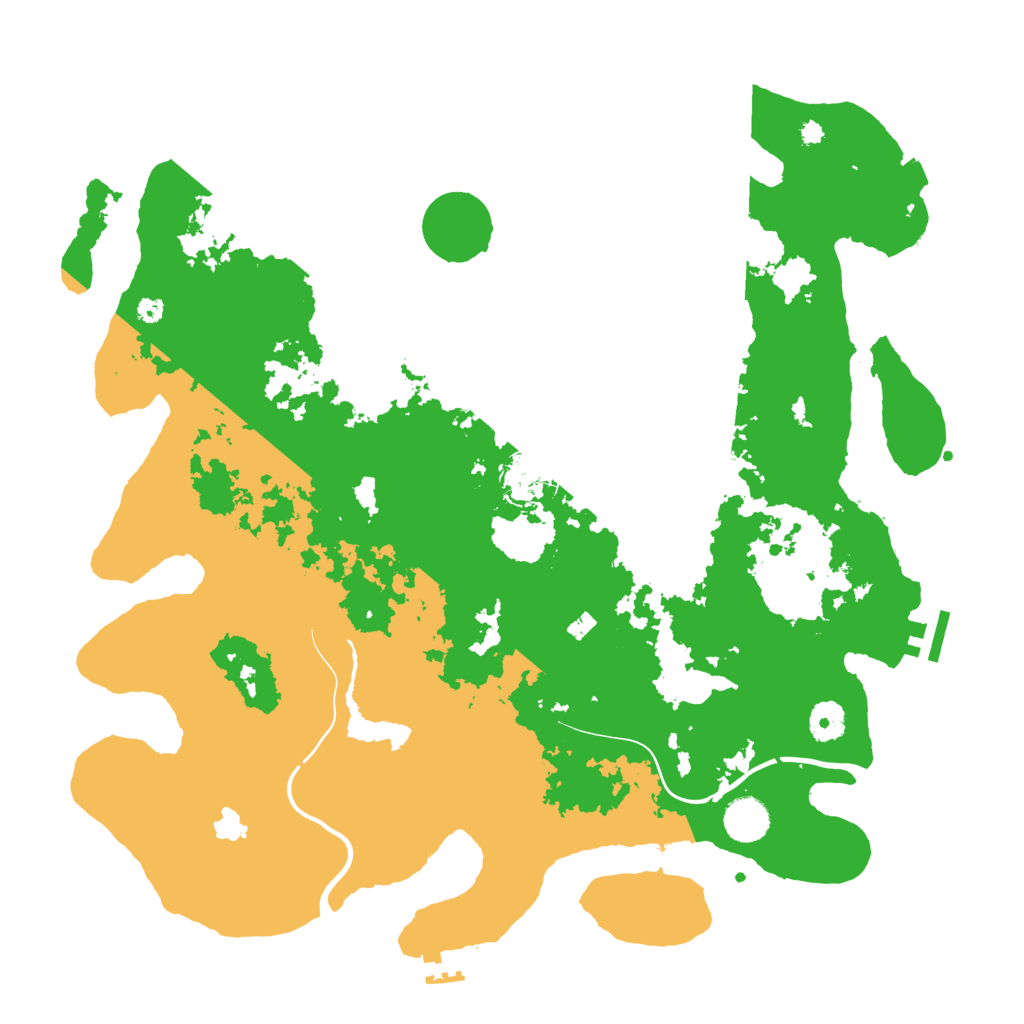 Biome Rust Map: Procedural Map, Size: 4000, Seed: 84272382