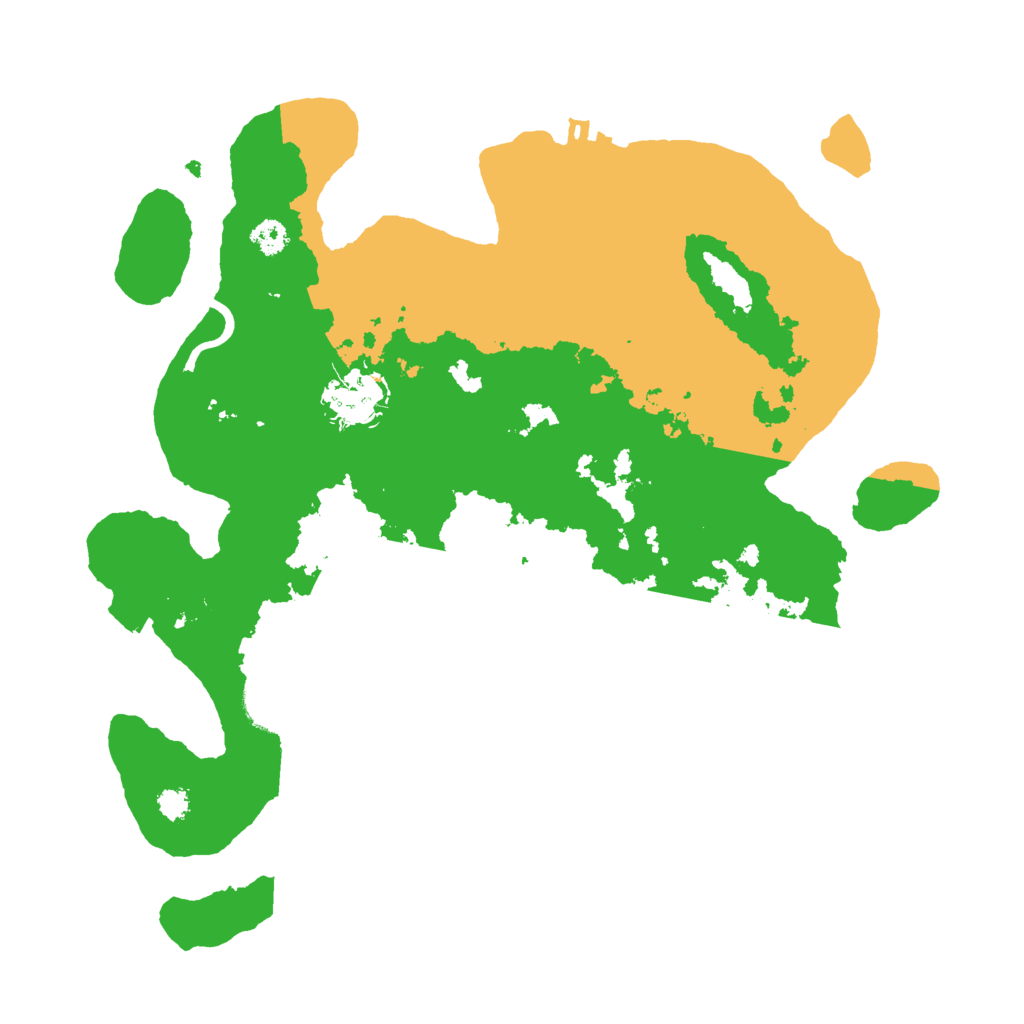 Biome Rust Map: Procedural Map, Size: 3000, Seed: 1318598044