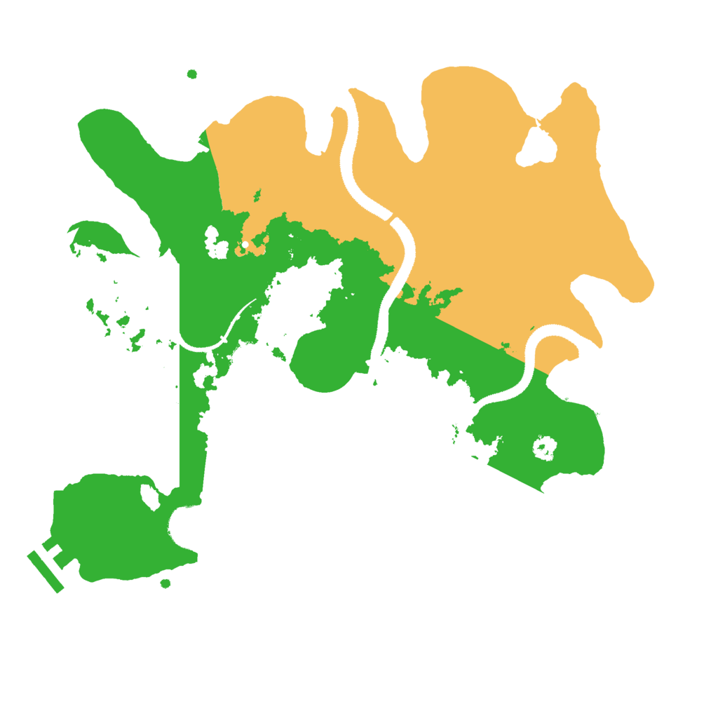 Biome Rust Map: Procedural Map, Size: 3000, Seed: 1846914458