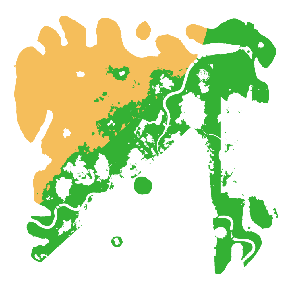 Biome Rust Map: Procedural Map, Size: 4500, Seed: 1189621684