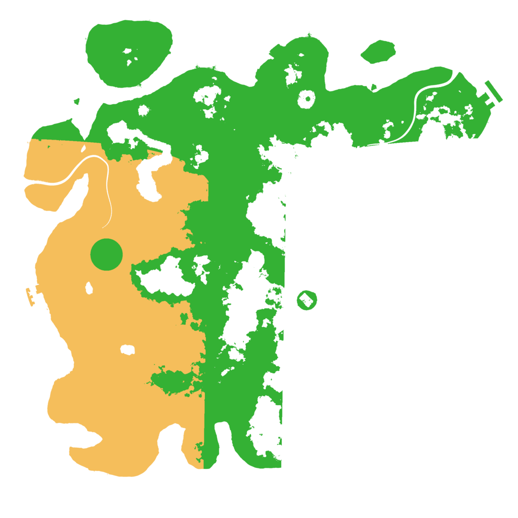 Biome Rust Map: Procedural Map, Size: 4250, Seed: 92216709