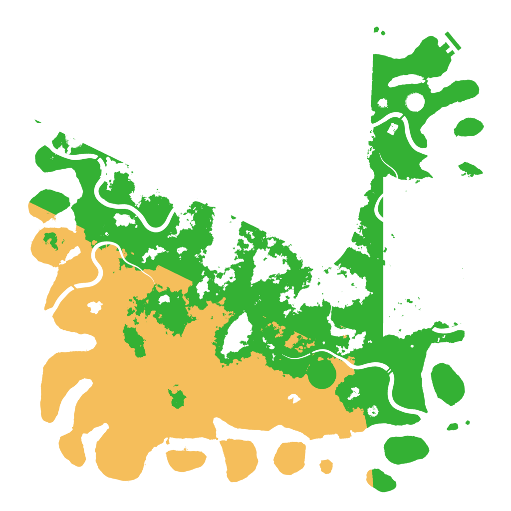 Biome Rust Map: Procedural Map, Size: 4800, Seed: 591274636