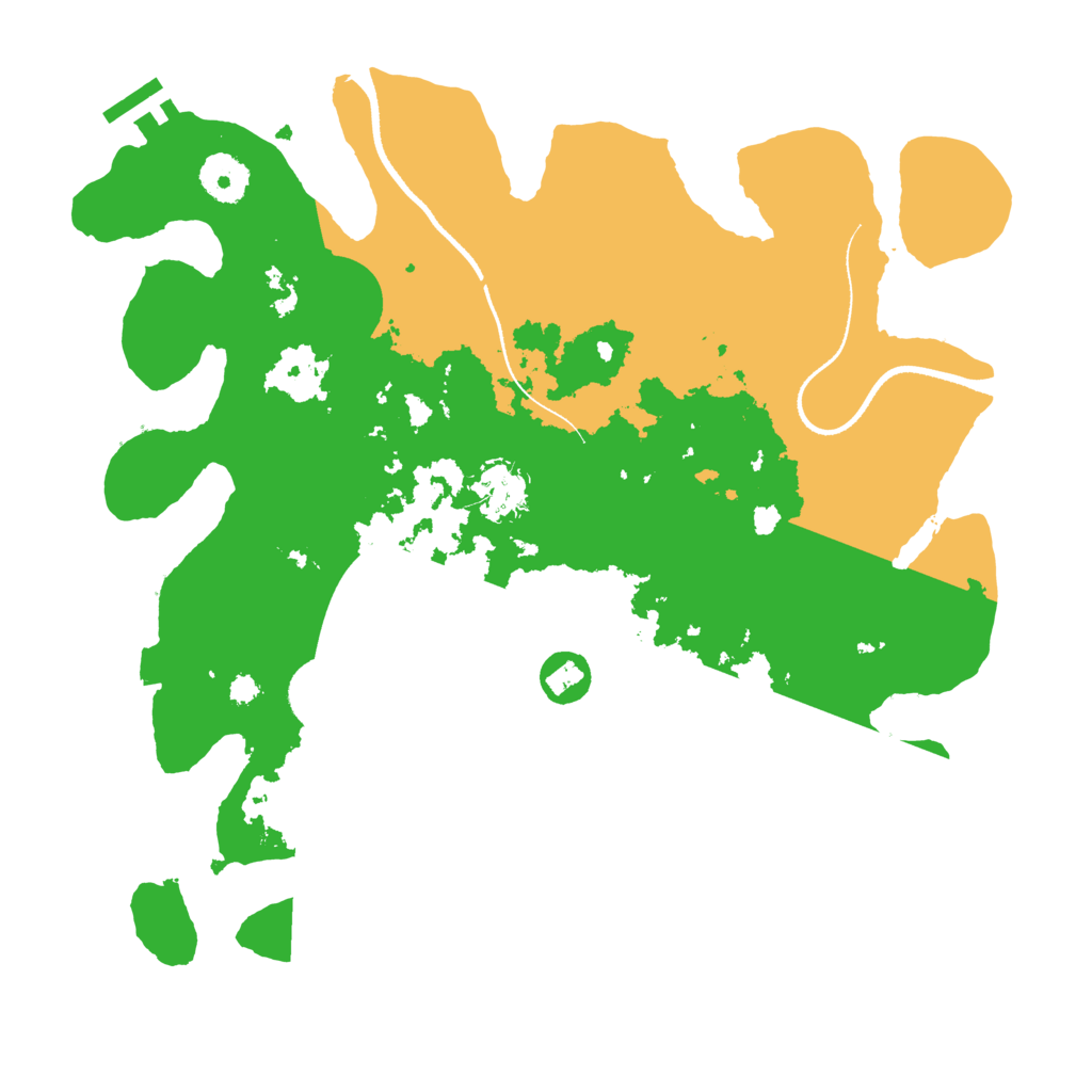 Biome Rust Map: Procedural Map, Size: 3400, Seed: 177787