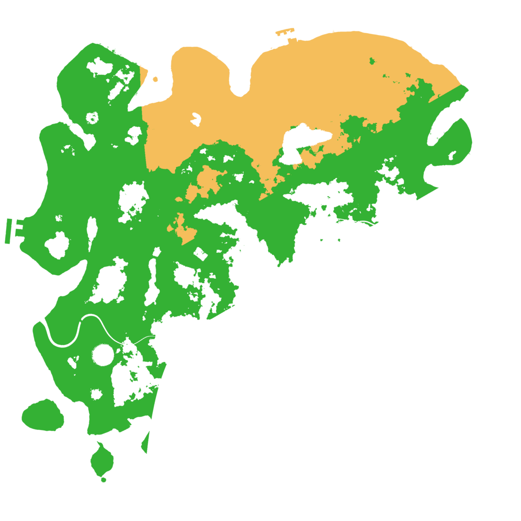 Biome Rust Map: Procedural Map, Size: 4200, Seed: 27200723