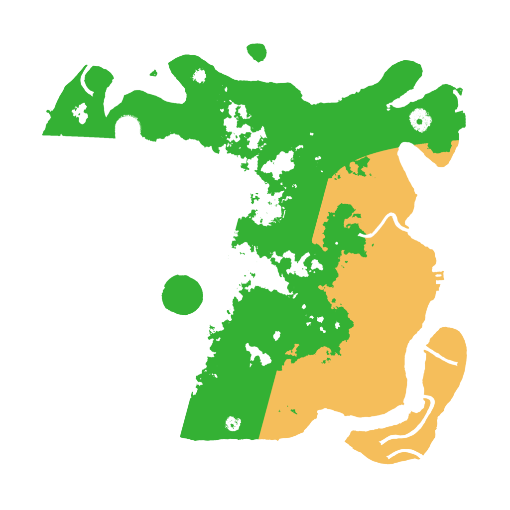 Biome Rust Map: Procedural Map, Size: 3500, Seed: 90081869