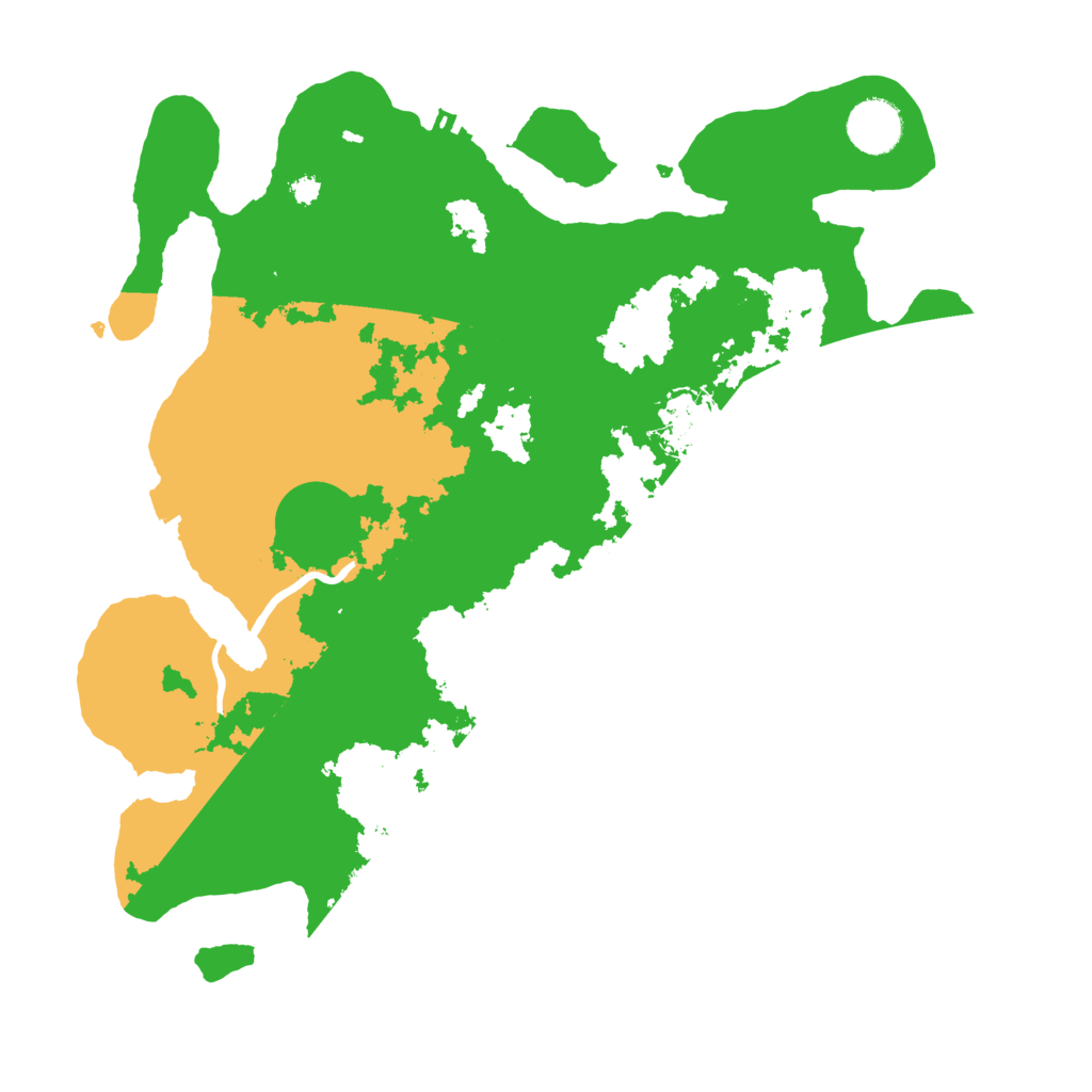 Biome Rust Map: Procedural Map, Size: 3500, Seed: 354008177