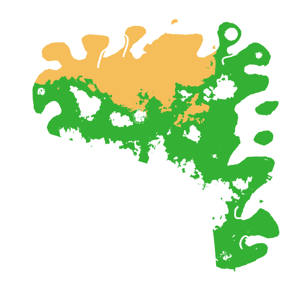 Biome Rust Map: Procedural Map, Size: 4100, Seed: 16847902