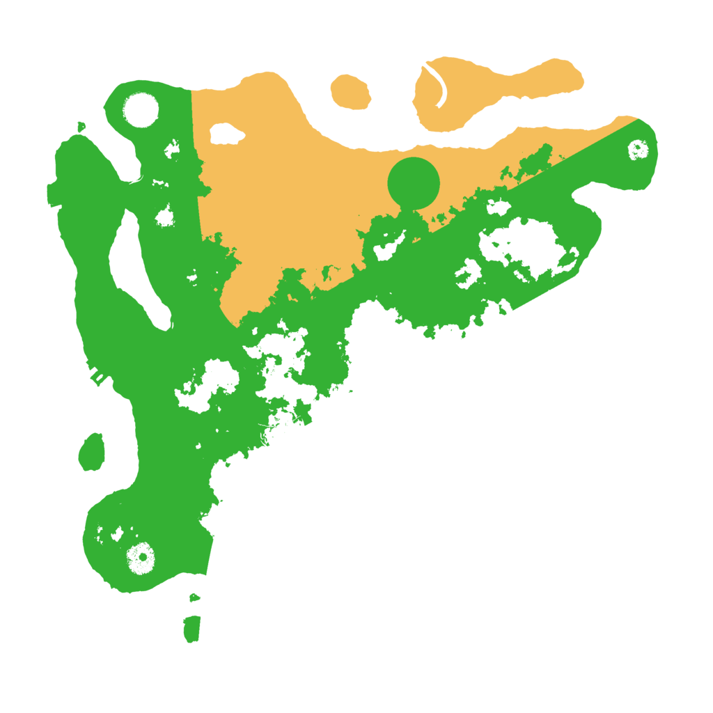 Biome Rust Map: Procedural Map, Size: 3600, Seed: 20308