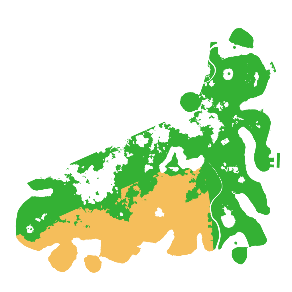 Biome Rust Map: Procedural Map, Size: 4000, Seed: 869671620