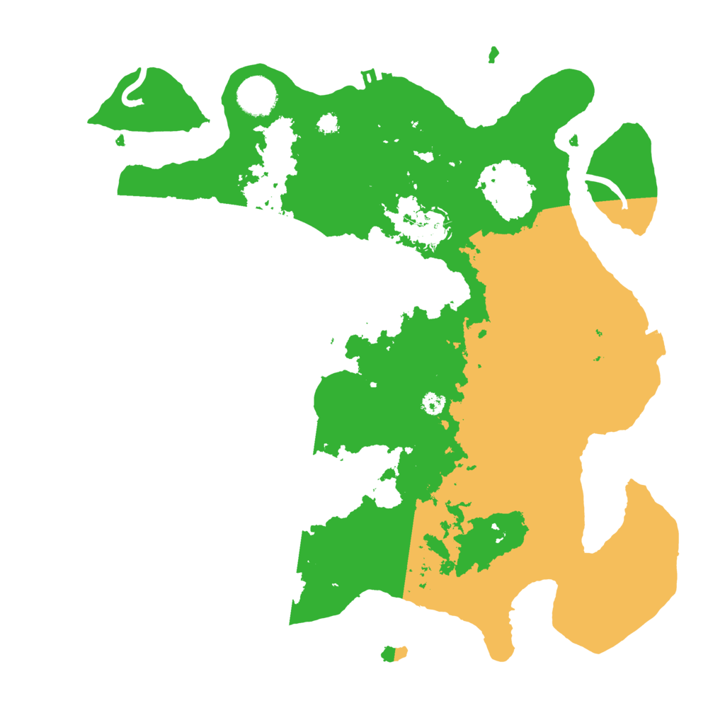 Biome Rust Map: Procedural Map, Size: 3250, Seed: 945064166