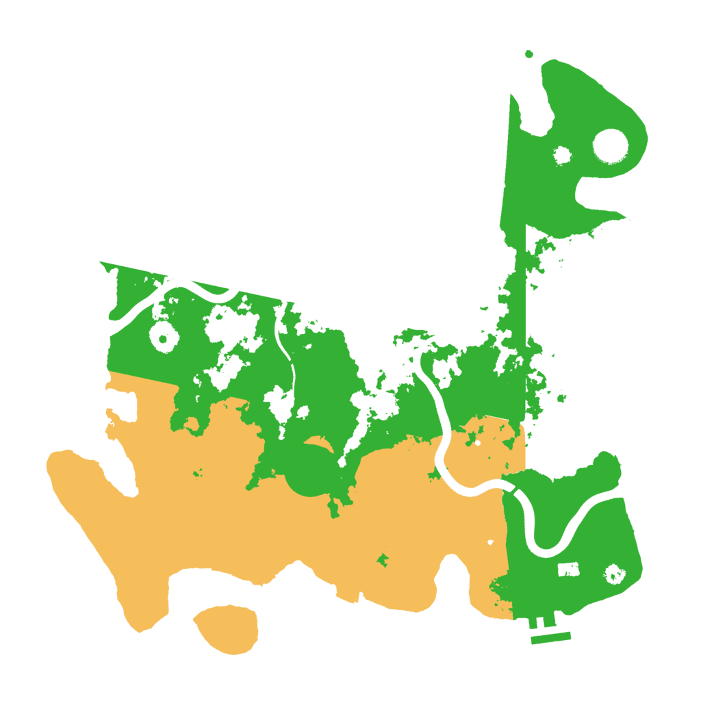 Biome Rust Map: Procedural Map, Size: 3550, Seed: 50659250