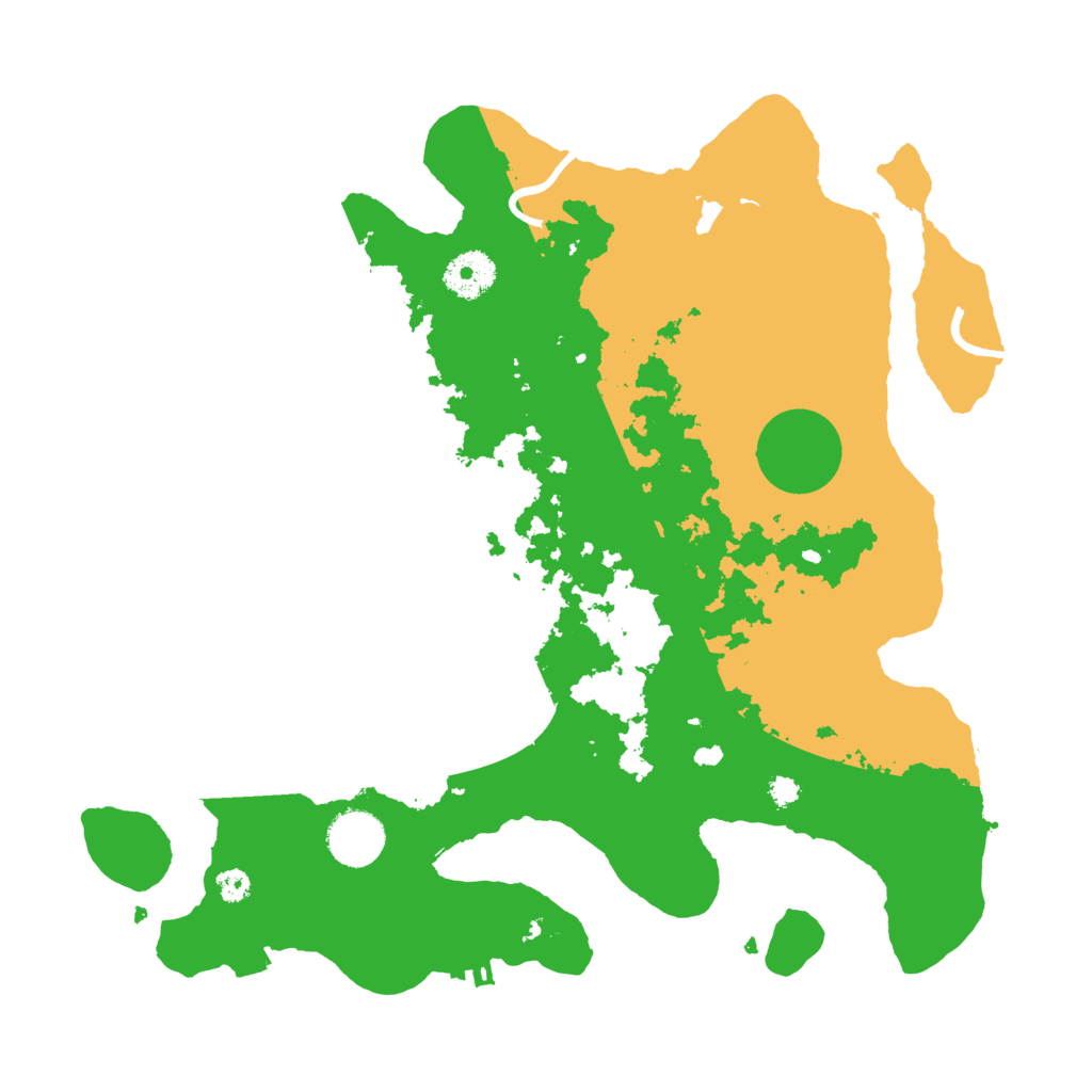 Biome Rust Map: Procedural Map, Size: 3400, Seed: 27919768