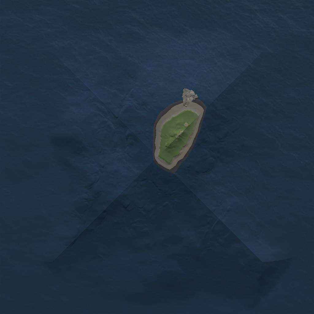 Rust Map: Procedural Map, Size: 1000, Seed: 444444, 3 Monuments