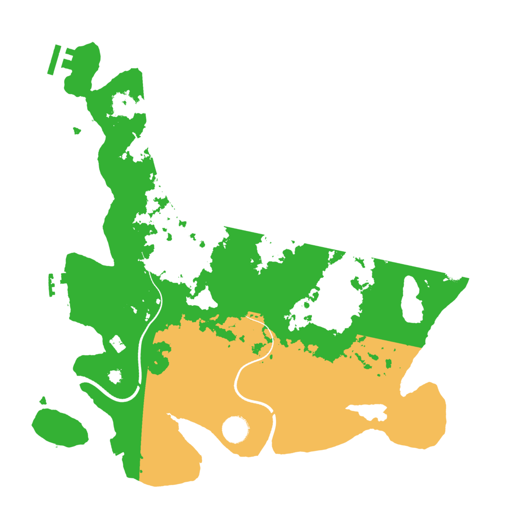 Biome Rust Map: Procedural Map, Size: 3450, Seed: 28892609
