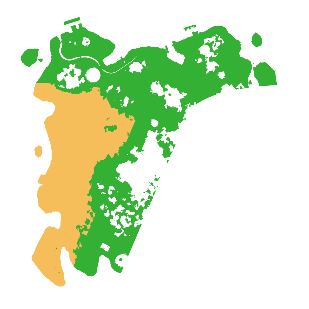 Biome Rust Map: Procedural Map, Size: 3750, Seed: 87756551