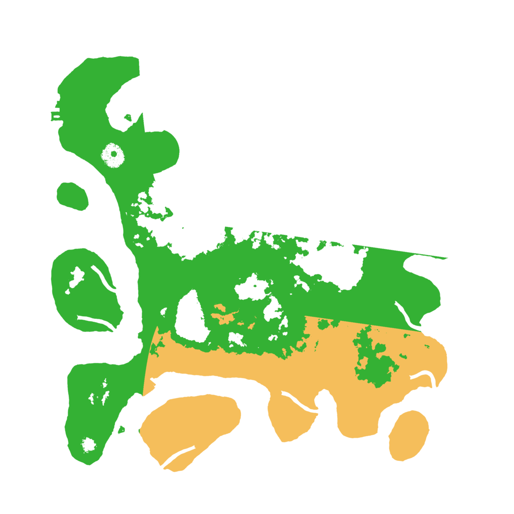 Biome Rust Map: Procedural Map, Size: 3400, Seed: 48171569