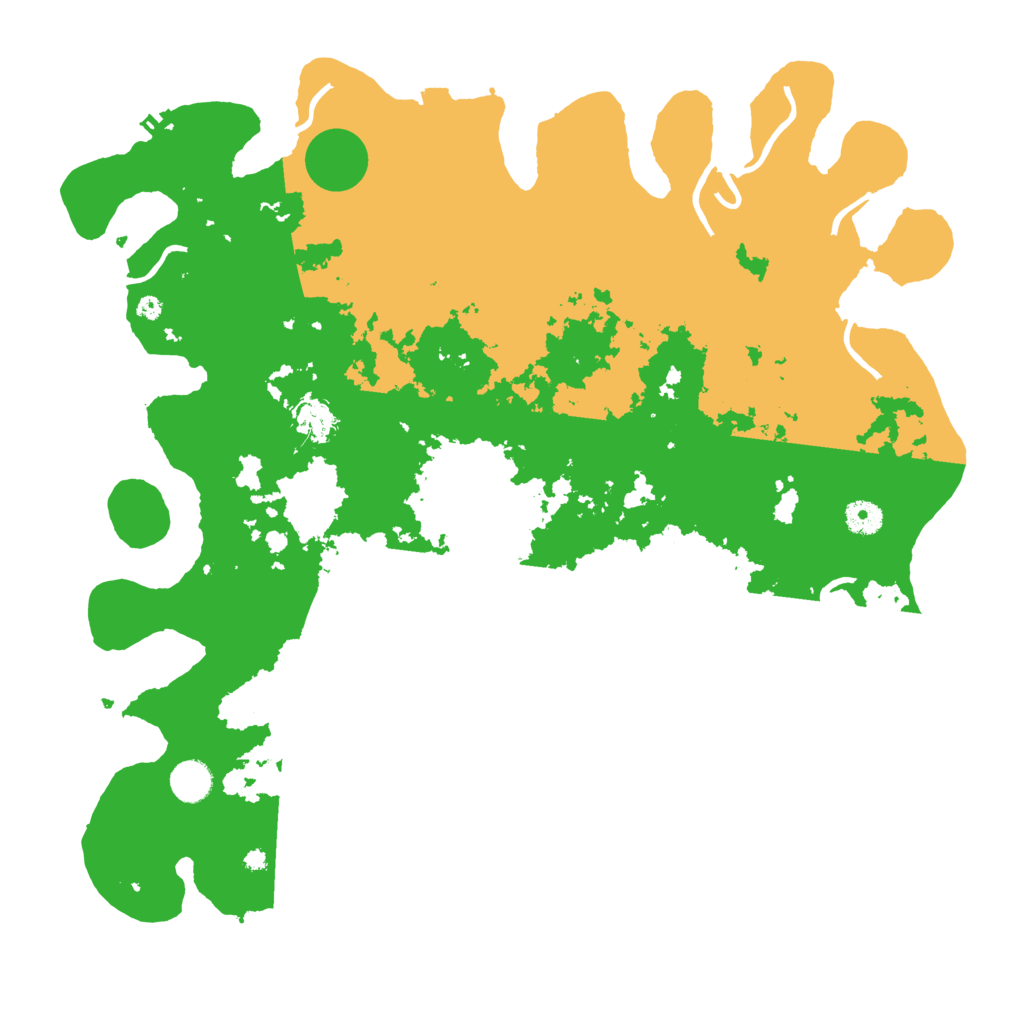 Biome Rust Map: Procedural Map, Size: 4300, Seed: 80549752