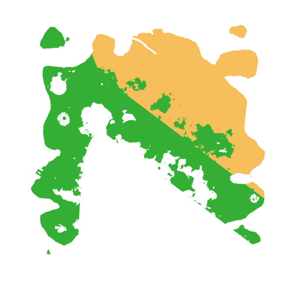 Biome Rust Map: Procedural Map, Size: 3450, Seed: 70764635