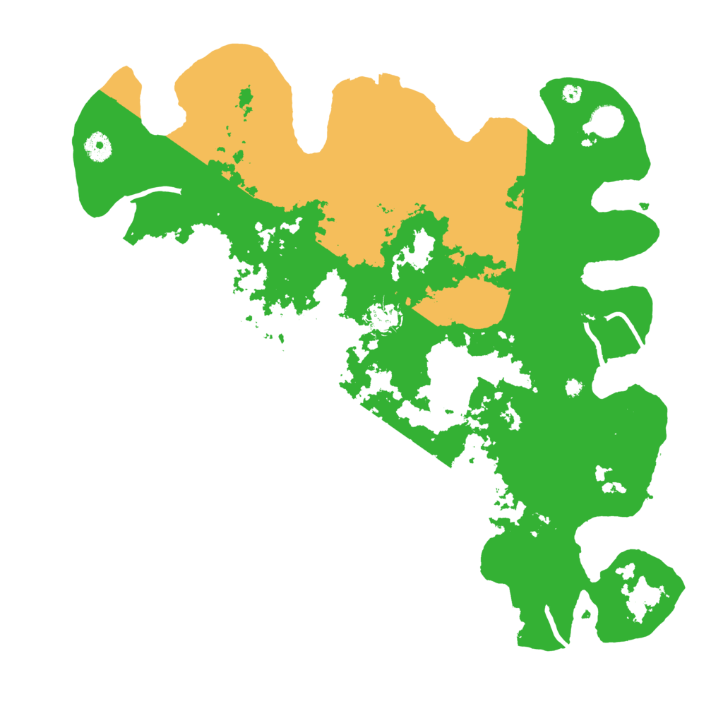 Biome Rust Map: Procedural Map, Size: 3950, Seed: 61673654