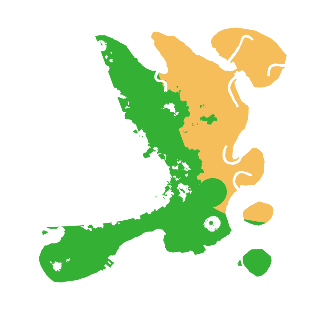 Biome Rust Map: Procedural Map, Size: 3000, Seed: 36356357