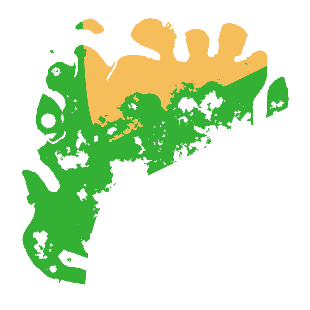 Biome Rust Map: Procedural Map, Size: 3800, Seed: 41988579