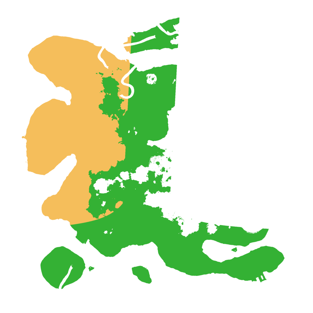 Biome Rust Map: Procedural Map, Size: 3000, Seed: 1222134