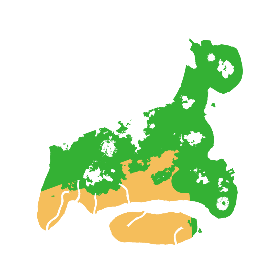 Biome Rust Map: Procedural Map, Size: 3000, Seed: 9750462