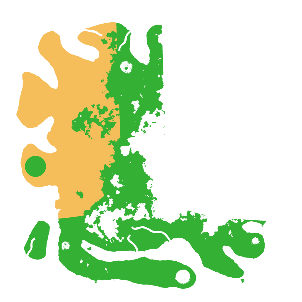 Biome Rust Map: Procedural Map, Size: 3800, Seed: 90248469