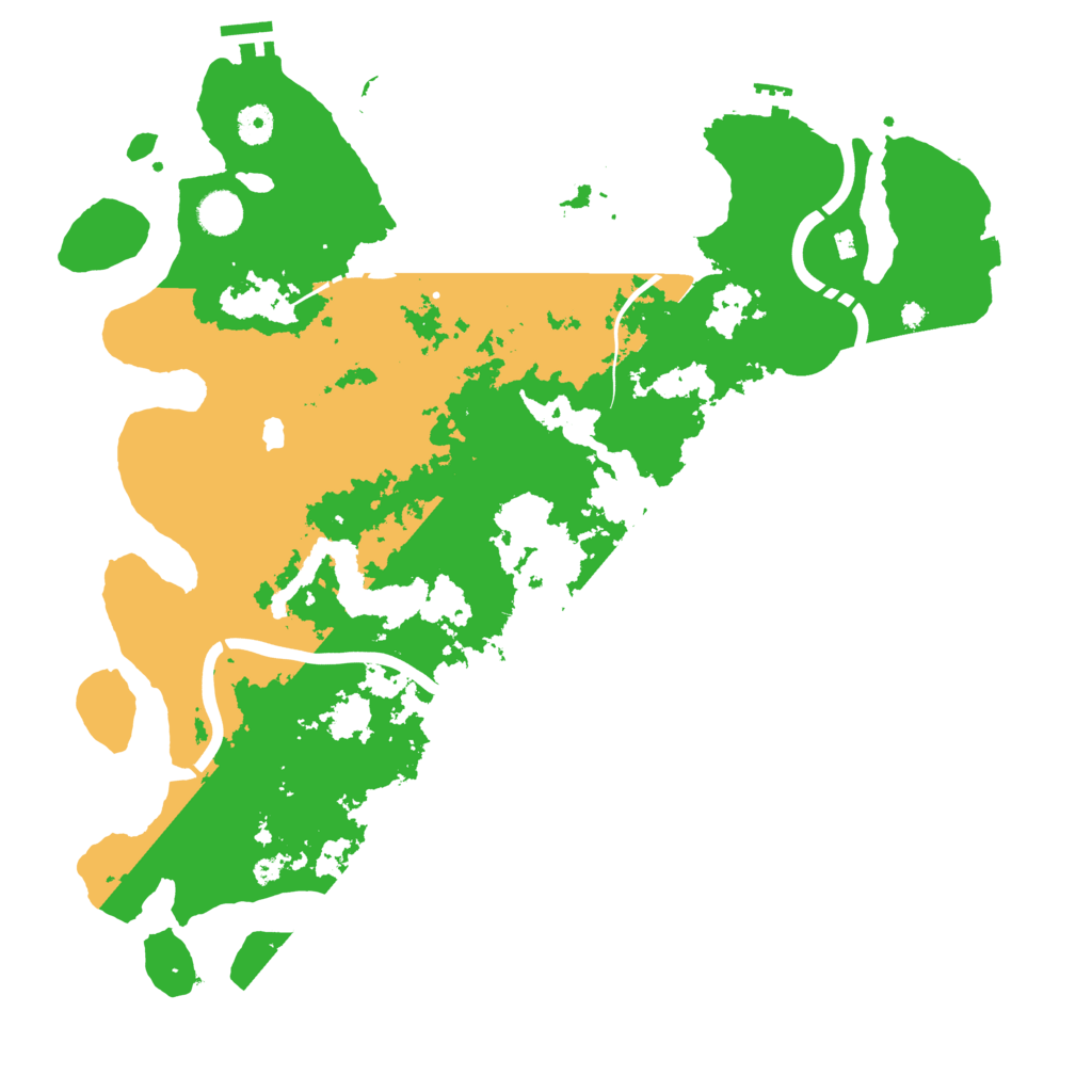 Biome Rust Map: Procedural Map, Size: 4250, Seed: 84743970
