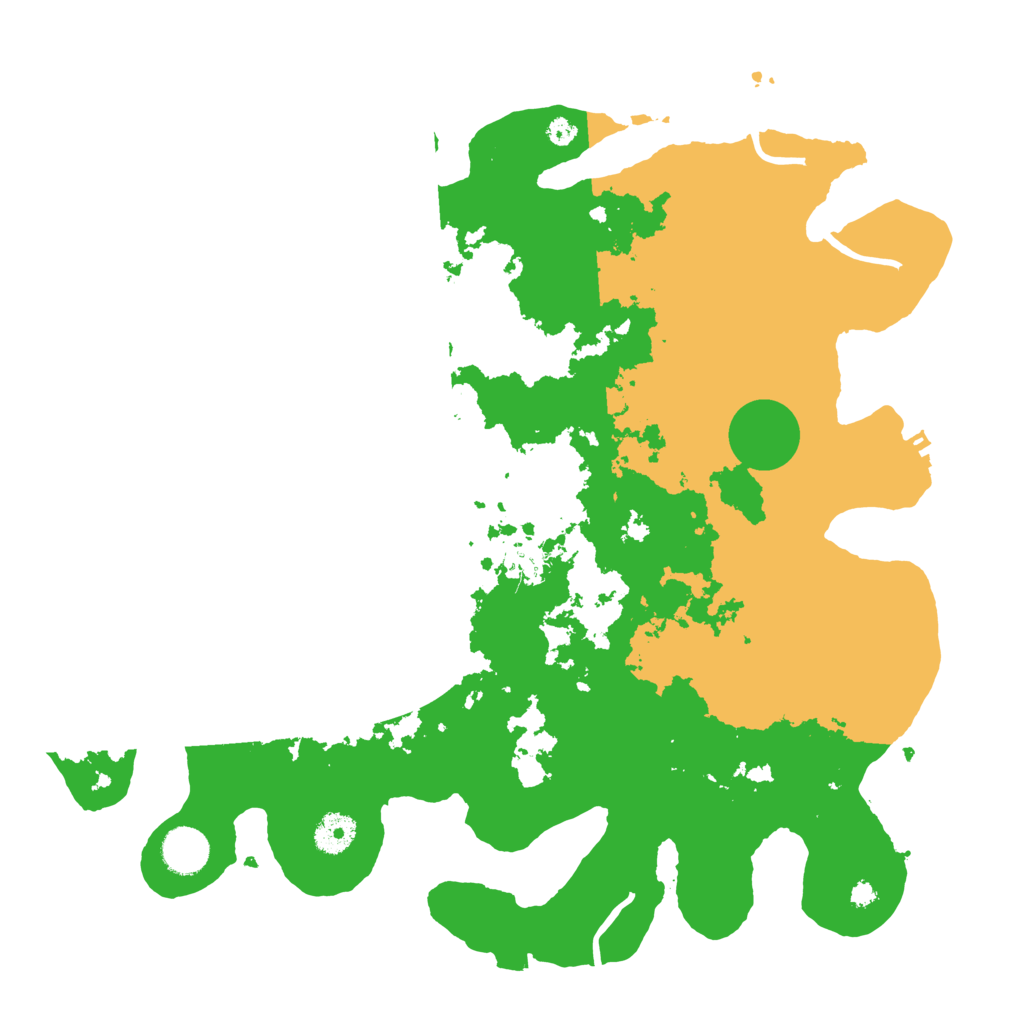 Biome Rust Map: Procedural Map, Size: 3800, Seed: 9696777