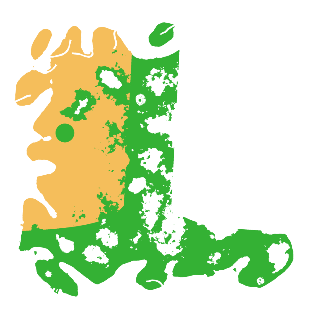 Biome Rust Map: Procedural Map, Size: 4450, Seed: 25663