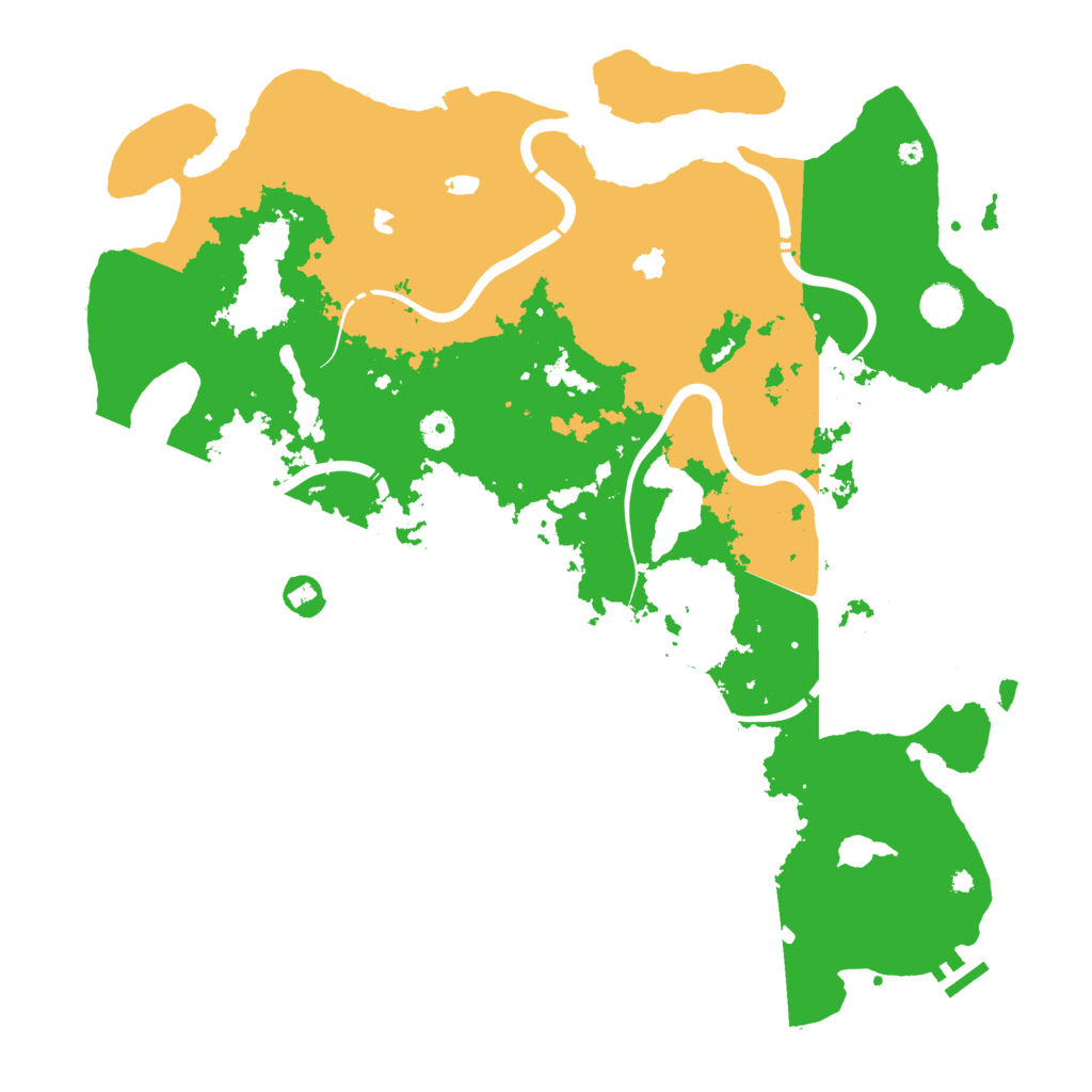 Biome Rust Map: Procedural Map, Size: 4500, Seed: 269694803