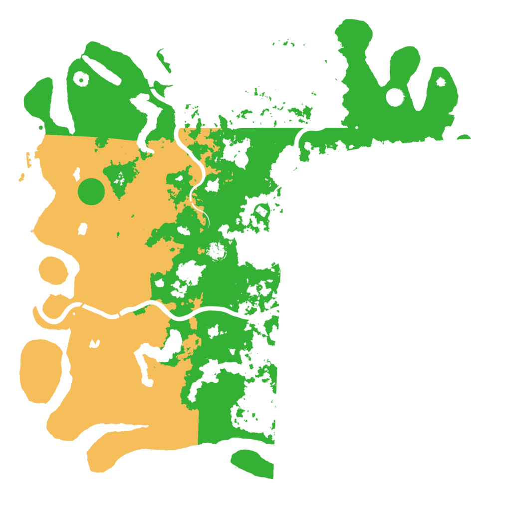 Biome Rust Map: Procedural Map, Size: 5000, Seed: 1963831347