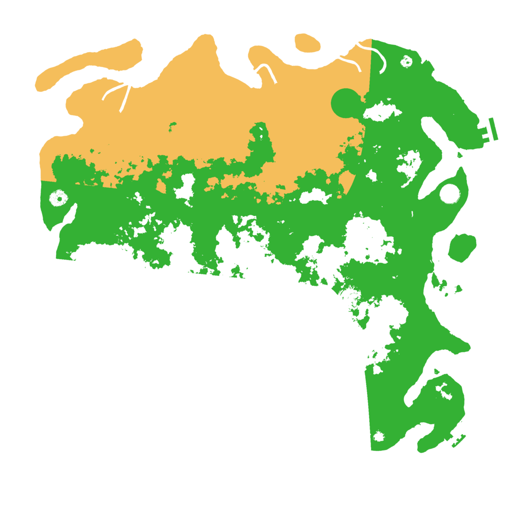 Biome Rust Map: Procedural Map, Size: 4500, Seed: 1768161609