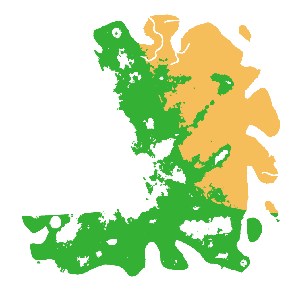 Biome Rust Map: Procedural Map, Size: 4500, Seed: 1275536760