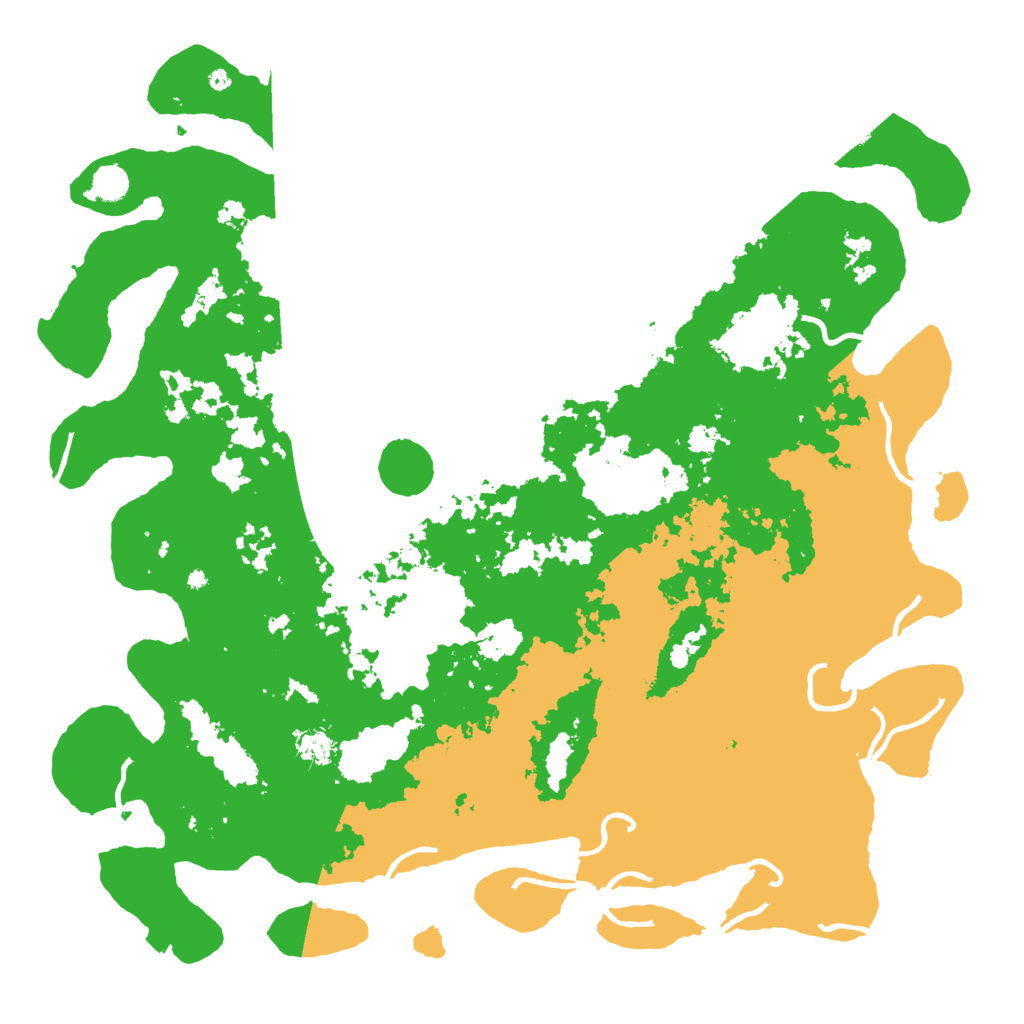 Biome Rust Map: Procedural Map, Size: 5000, Seed: 80027512