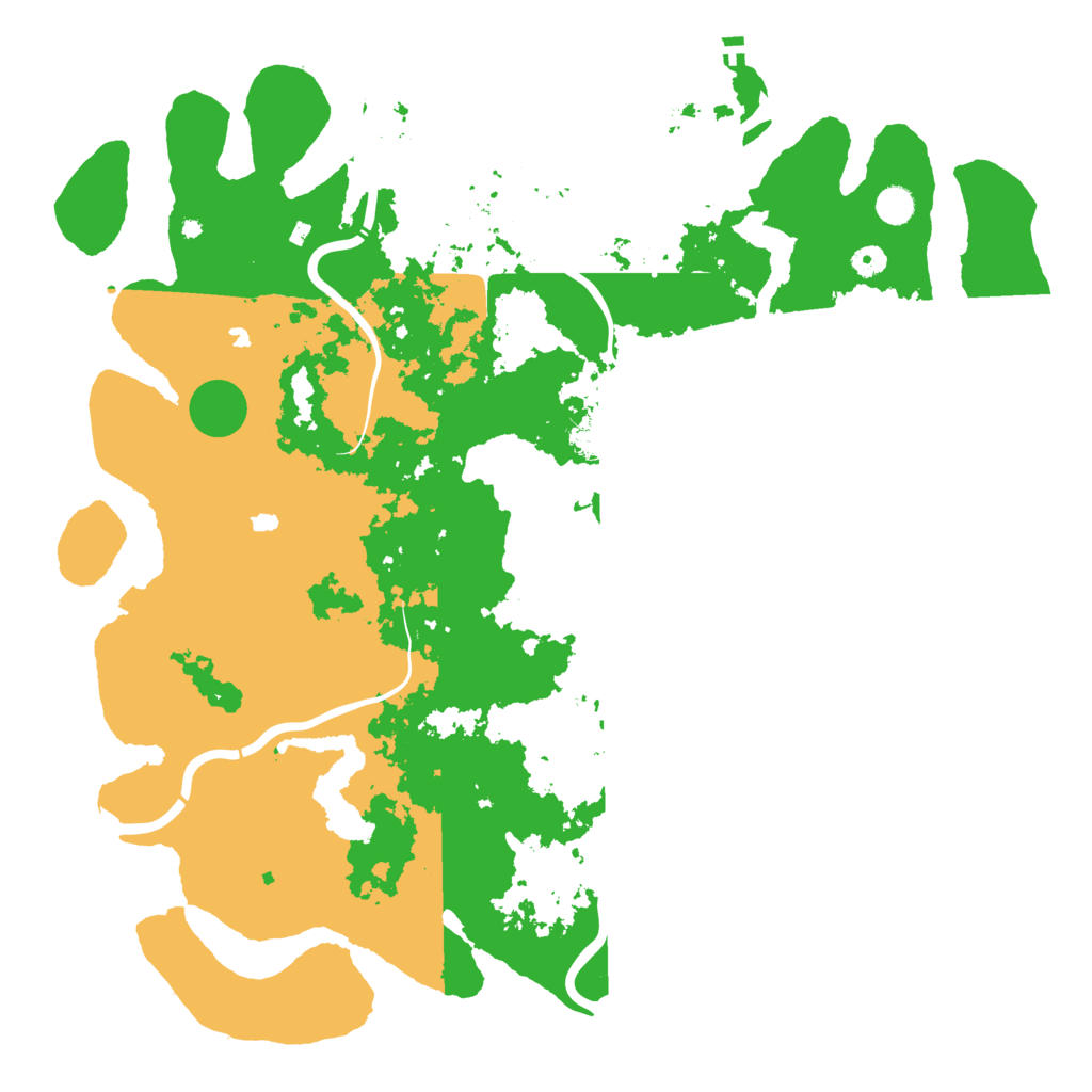 Biome Rust Map: Procedural Map, Size: 5000, Seed: 749982