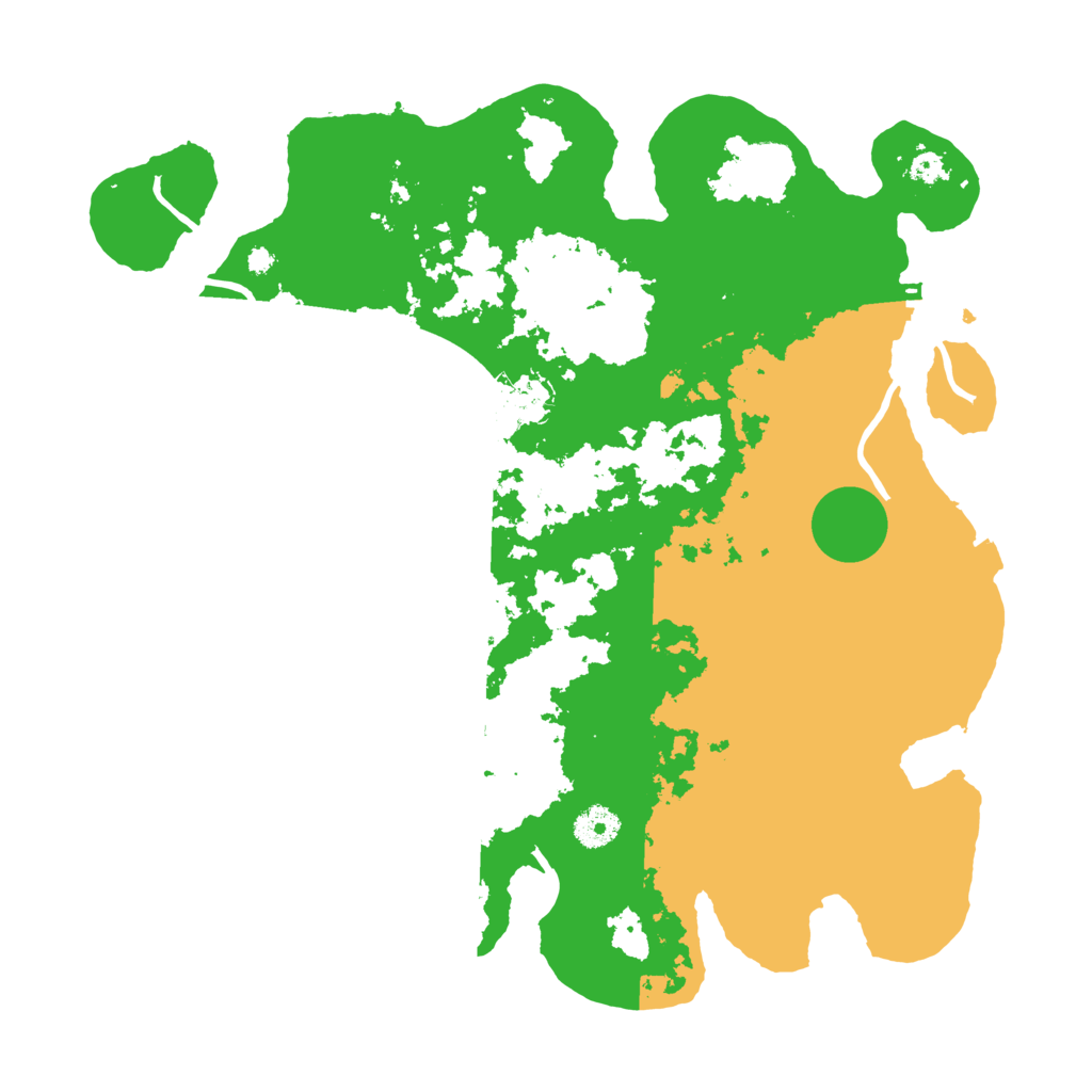 Biome Rust Map: Procedural Map, Size: 3800, Seed: 2003