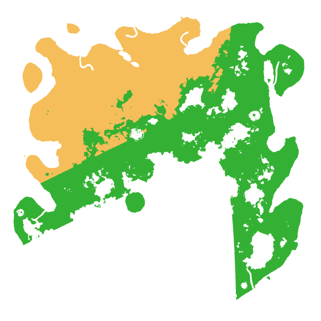 Biome Rust Map: Procedural Map, Size: 4500, Seed: 96983142