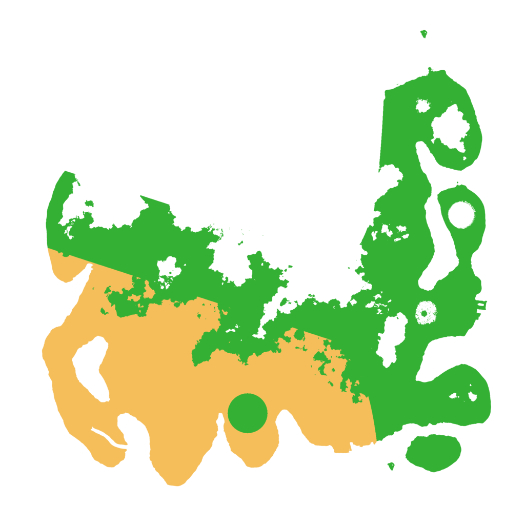 Biome Rust Map: Procedural Map, Size: 3500, Seed: 187576721