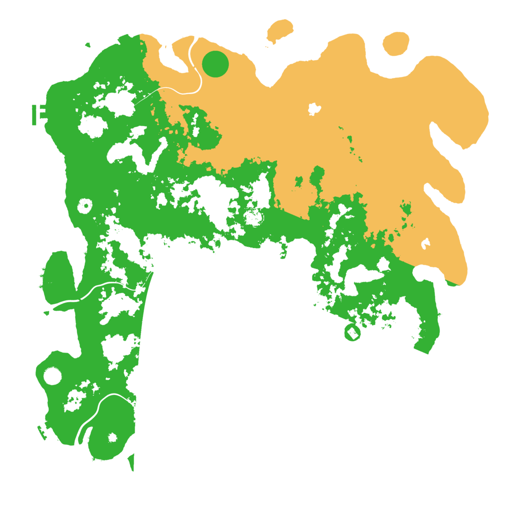 Biome Rust Map: Procedural Map, Size: 5000, Seed: 821344018