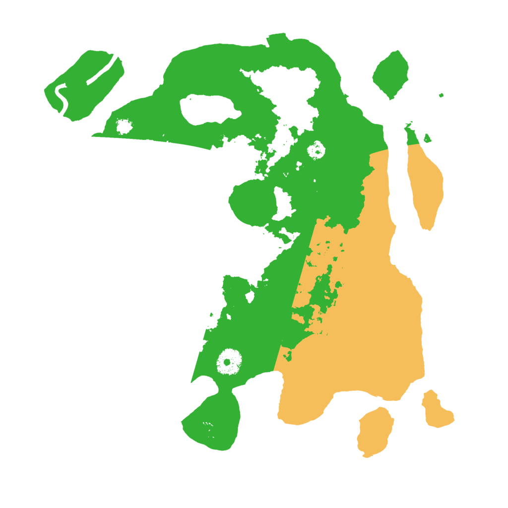 Biome Rust Map: Procedural Map, Size: 3000, Seed: 35743315