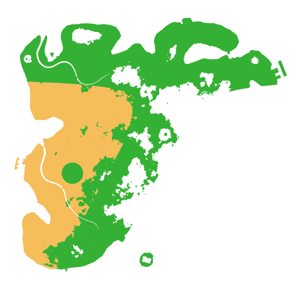 Biome Rust Map: Procedural Map, Size: 3800, Seed: 16095598