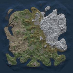 Thumbnail Rust Map: Procedural Map, Size: 3900, Seed: 36607141, 18 Monuments