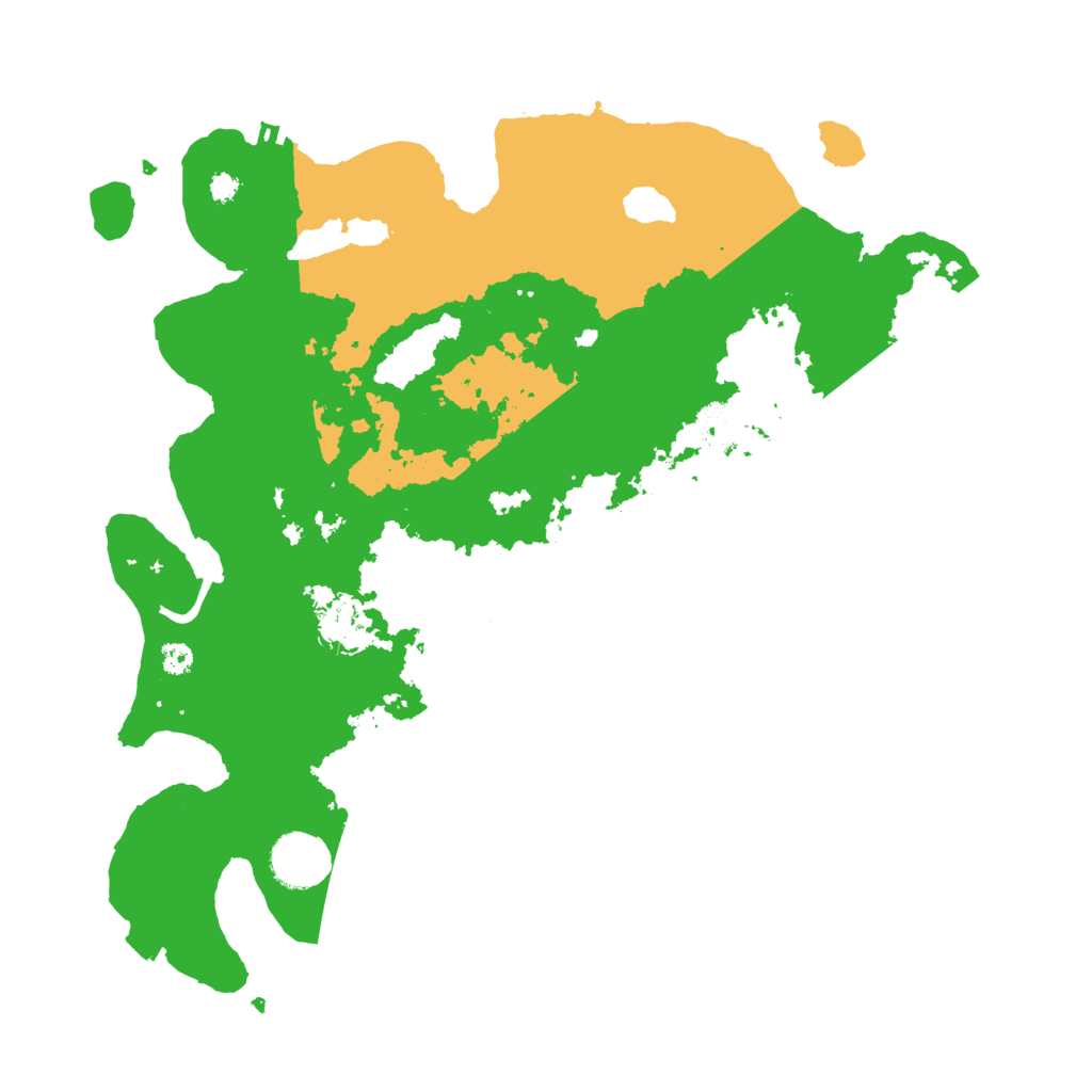 Biome Rust Map: Procedural Map, Size: 3500, Seed: 1374487894