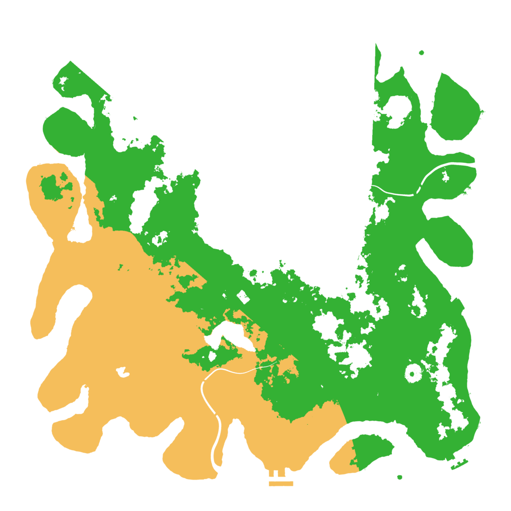Biome Rust Map: Procedural Map, Size: 4250, Seed: 666151497