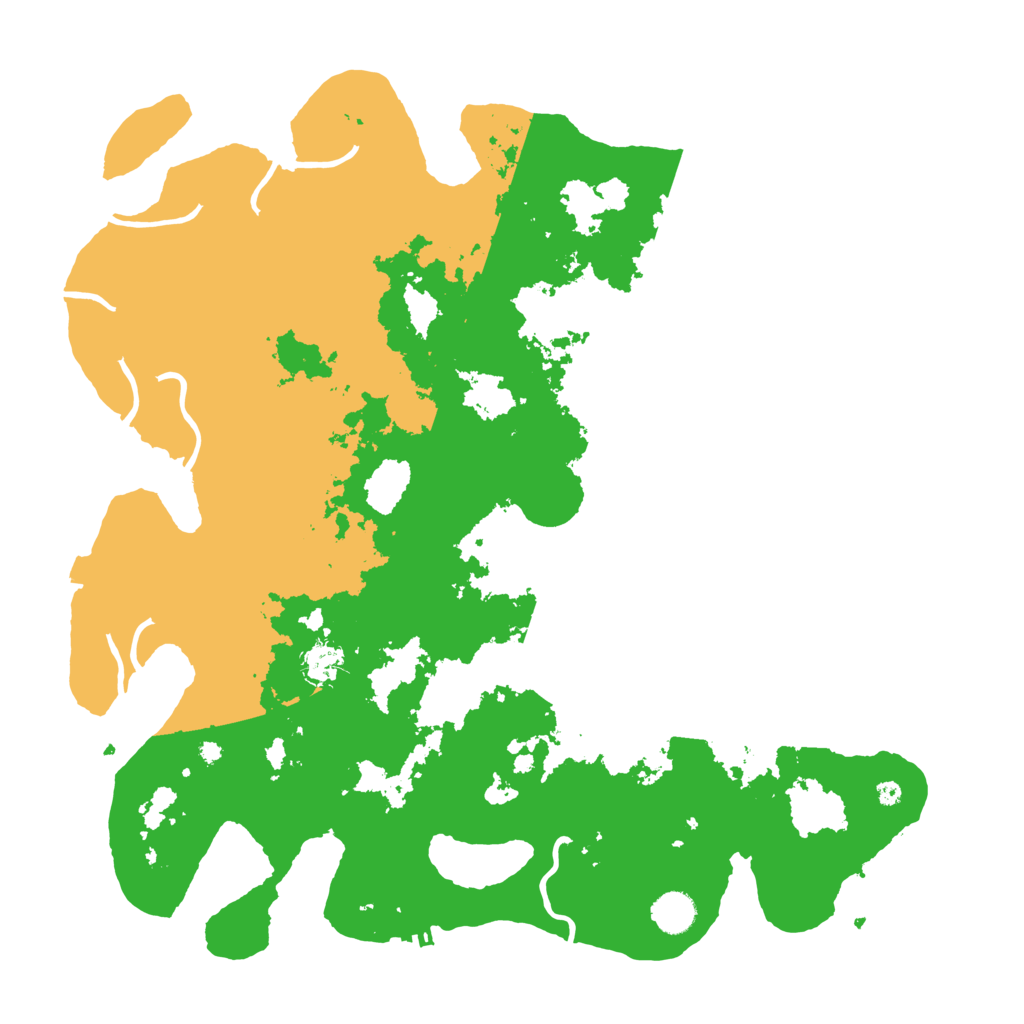 Biome Rust Map: Procedural Map, Size: 4300, Seed: 90210